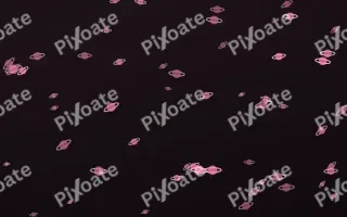Flamingo Noir Planets II — dark pink and black celestial background, variation II