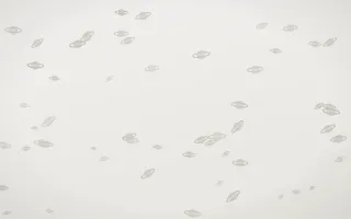 Fogline Planets — light grey, orange and white celestial background