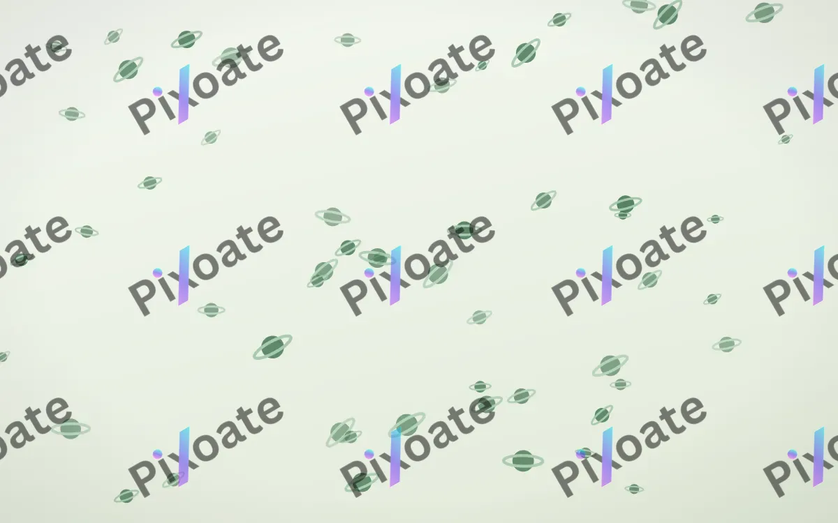 Forest Cream Planets — light green and white celestial background