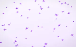 Lilac Planets — light purple and white celestial background