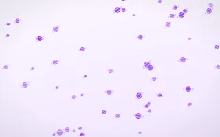 Lilac Planets II — light purple and white celestial background, variation II