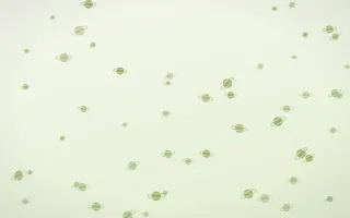 Matcha Latte Planets II — light green and white celestial background, variation II
