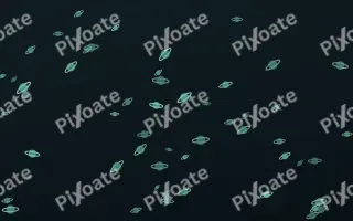 Midnight Garden Planets — dark green and black celestial background