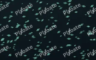 Midnight Garden Planets Dense — dark green and black celestial background
