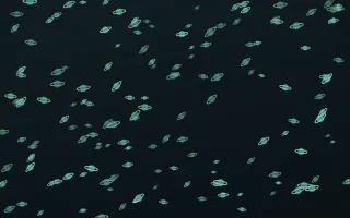 Midnight Garden Planets Dense III — dark green and black celestial background, variation III