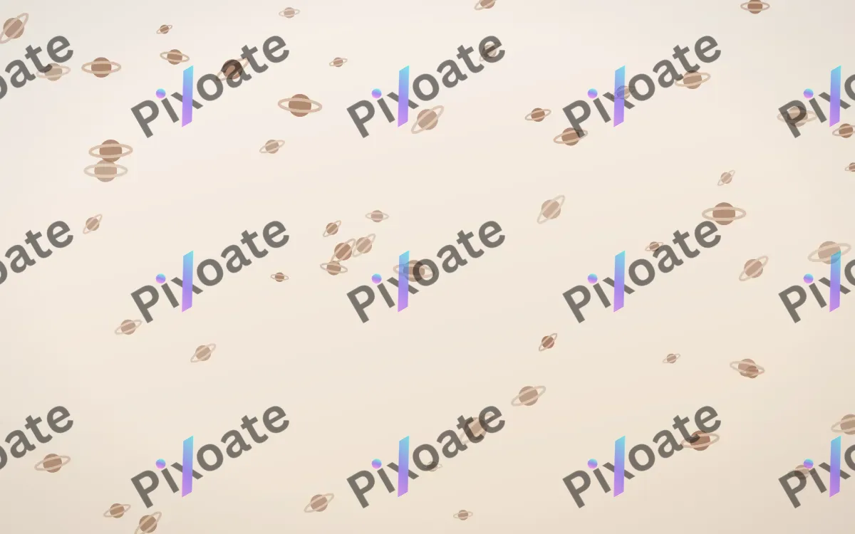 Mocha Milk Planets — light orange and white celestial background