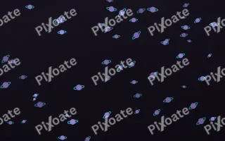 Neon Noir Planets — dark purple, teal and black celestial background