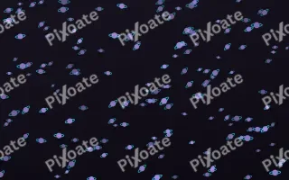 Neon Noir Planets Dense III — dark purple, teal and black celestial background, variation III
