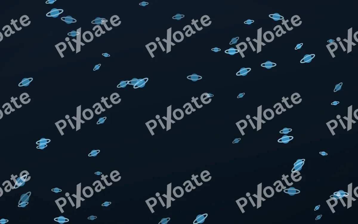 Ocean Ink Planets — dark blue celestial background