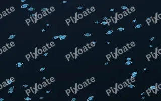 Ocean Ink Planets — dark blue celestial background