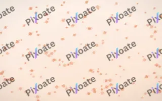 Peach Fuzz Planets Dense III — light orange and white celestial background, variation III