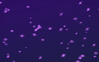 Plum Planets — dark purple celestial background