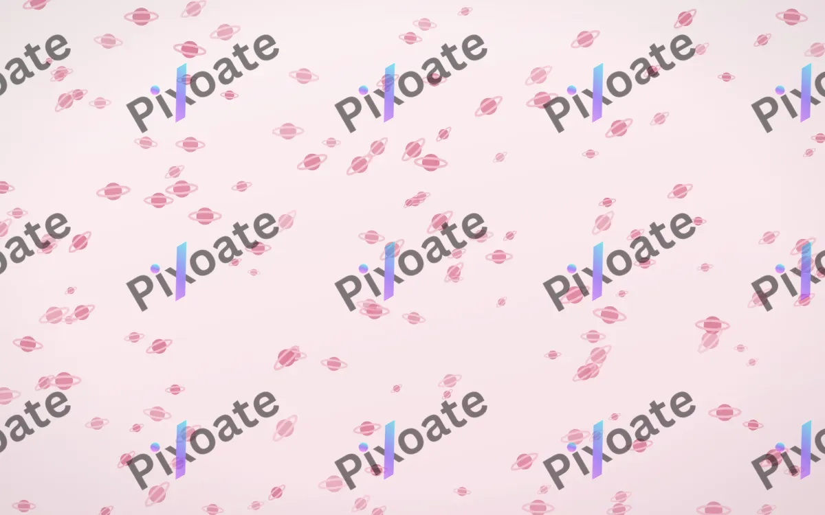 Rosewater Planets Dense — light pink and white celestial background