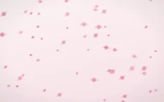 Rosewater Planets II — light pink and white celestial background, variation II