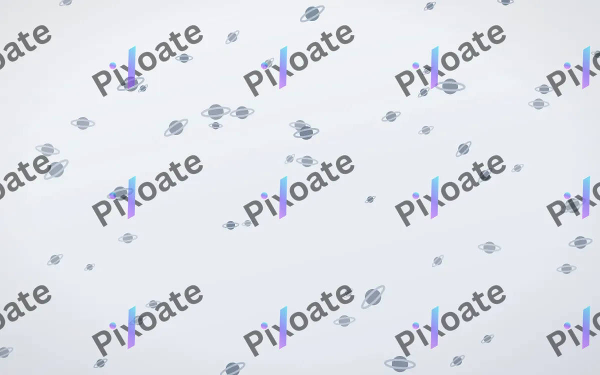 Slate Mist Planets — light blue and white celestial background