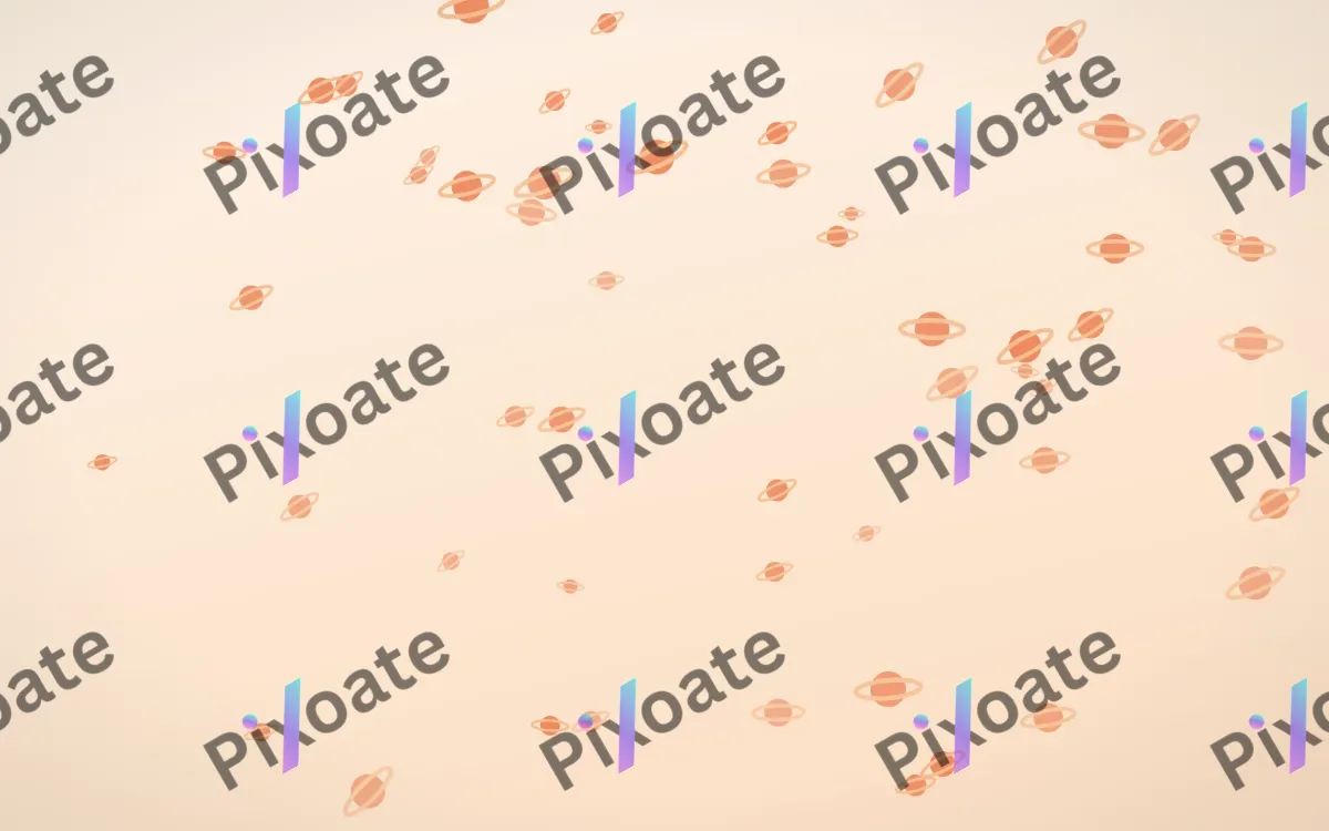Sunset Pop Planets — light orange and beige celestial background