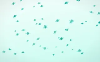 Teal Planets III Teal Planets III — light teal and white celestial background, variation III