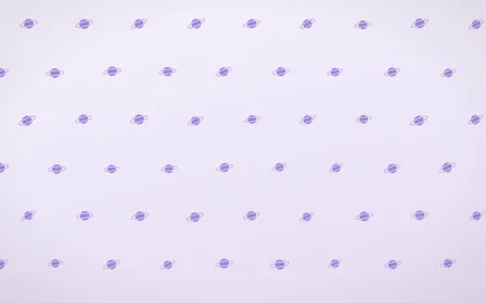 Wisteria Planets Tiled — light purple and white celestial background