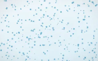 Arctic Frost Stars Dense III — light blue and white celestial background, variation III
