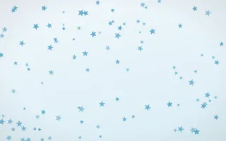 Arctic Frost Stars II — light blue and white celestial background, variation II
