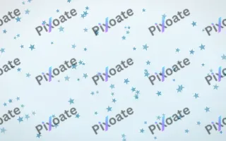 Arctic Frost Stars III — light blue and white celestial background, variation III