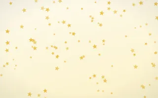 Buttercream Stars — light gold, yellow and white celestial background