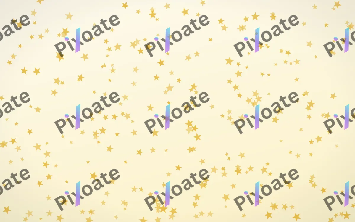 Buttercream Stars Dense — light gold, yellow and white celestial background