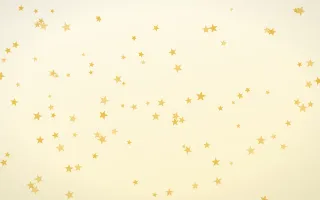 Buttercream Stars II — light gold, yellow and white celestial background, variation II