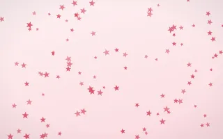 Cherry Soda Stars — light red and white celestial background