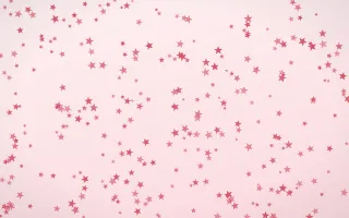 Cherry Soda Stars Dense — light red and white celestial background