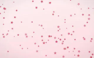 Cherry Soda Stars II — light red and white celestial background, variation II