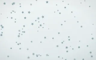 Coastal Fog Stars — light blue and white celestial background