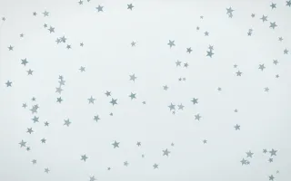 Coastal Fog Stars II — light blue and white celestial background, variation II
