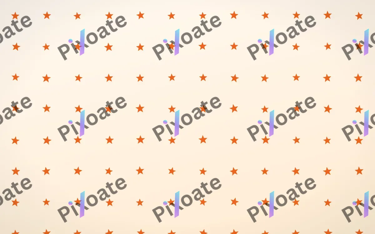Coral Stars Coral Stars — light orange and white celestial background