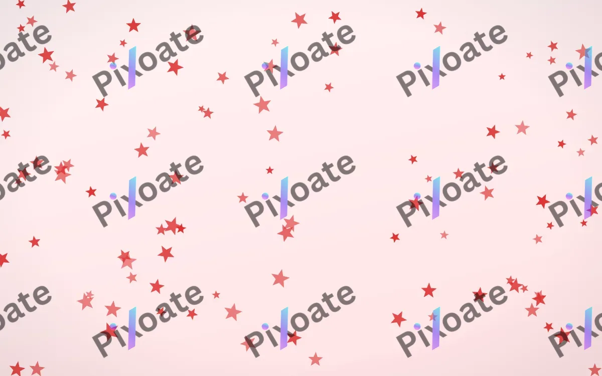 Crimson Stars — light red and white celestial background