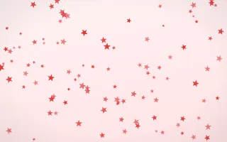 Crimson Stars II — light red and white celestial background, variation II