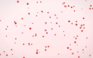 Crimson Stars III — light red and white celestial background, variation III