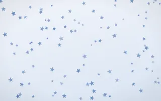 Denim Day Stars III — light blue and white celestial background, variation III