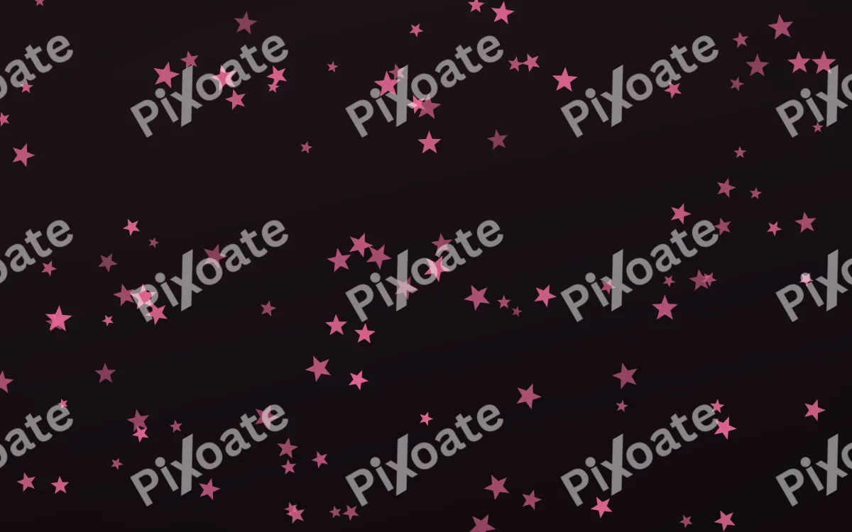 Flamingo Noir Stars — dark pink and black celestial background