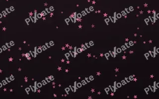 Flamingo Noir Stars — dark pink and black celestial background