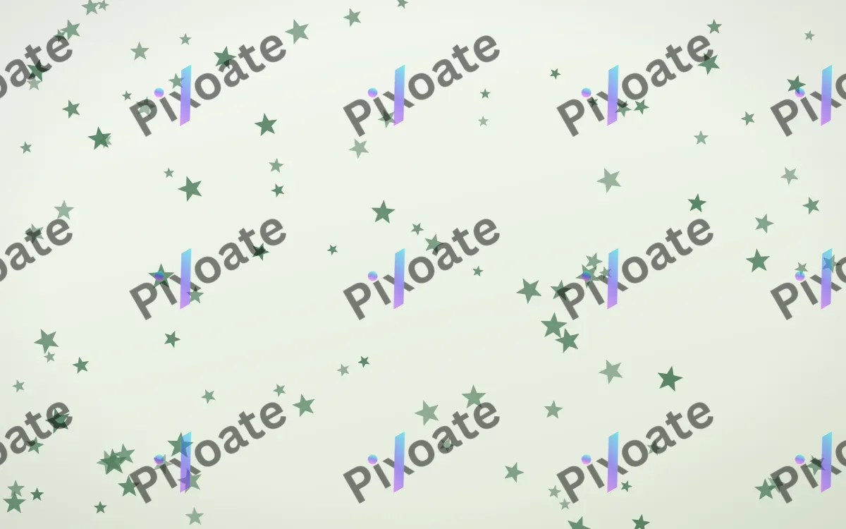 Forest Cream Stars — light green and white celestial background