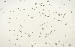 Fresh Linen Stars — light yellow and white celestial background