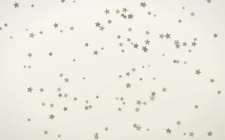 Fresh Linen Stars — light yellow and white celestial background