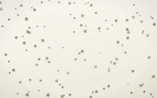 Fresh Linen Stars II — light yellow and white celestial background, variation II