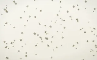 Fresh Linen Stars III — light yellow and white celestial background, variation III