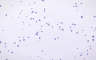 Lilac Frost Stars — light blue and white celestial background