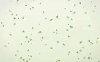 Matcha Latte Stars III — light green and white celestial background, variation III
