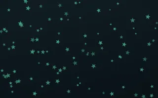 Midnight Garden Stars — dark green and black celestial background
