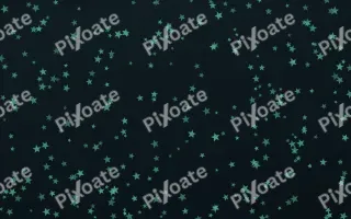Midnight Garden Stars Dense III — dark green and black celestial background, variation III