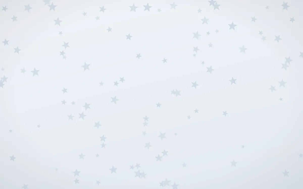Mist Blue Stars — light blue and white celestial background